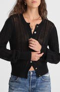 Madewell Pointelle Stitch Alpaca Blend Cardigan