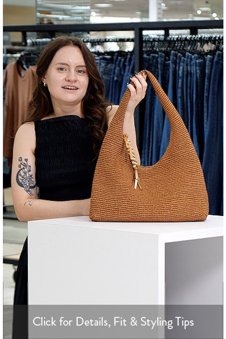 Willow Woven Raffia Hobo Bag video
