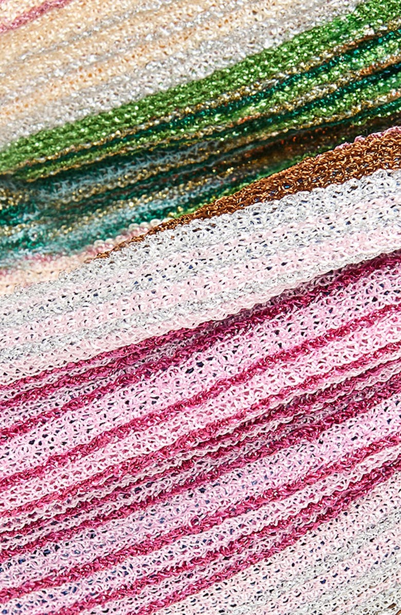 Missoni Stripe Knotted Headband, Alternate, color, 0001 White Multi