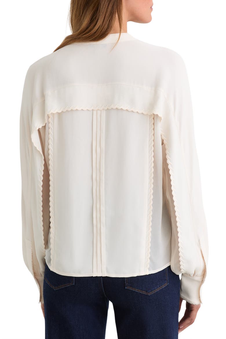 Maddie Pleated Button-Up Top, Alternate, color, PALE PINK