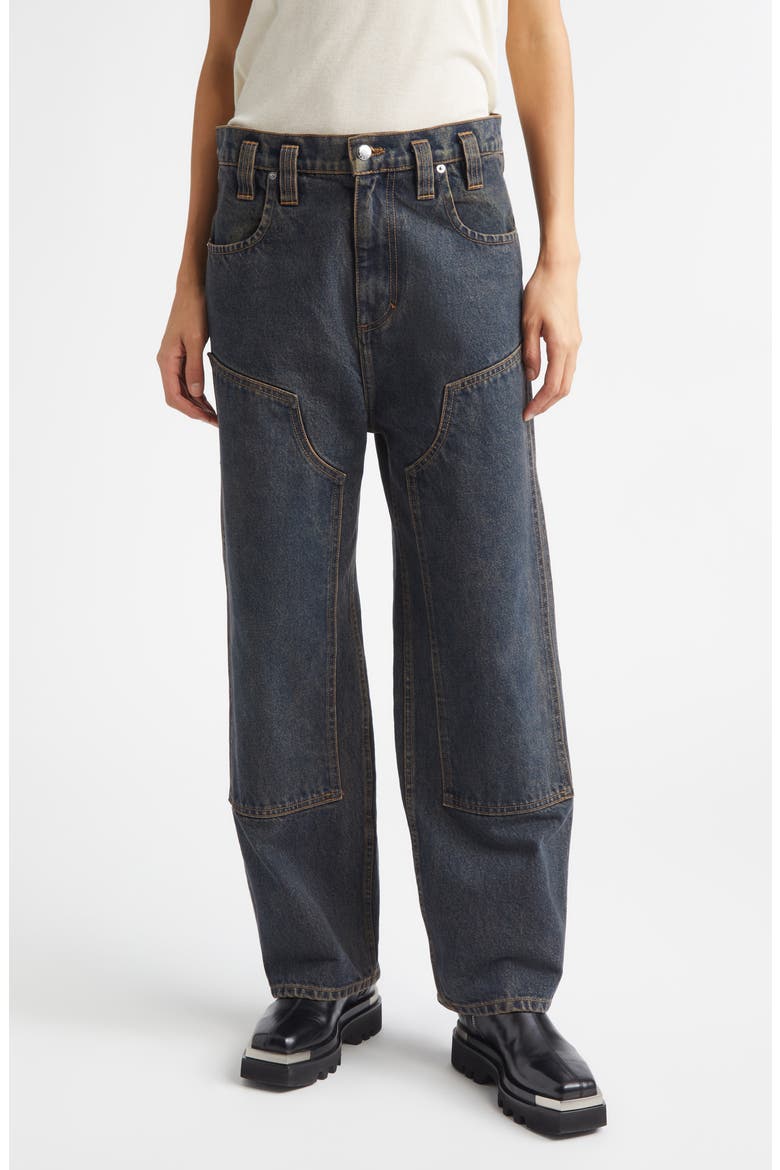 Double Knee Baggy Jeans (Women) | Nordstrom