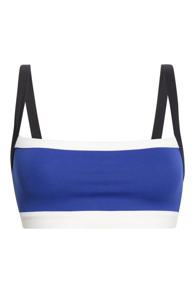 Monah Rigor Colorblock Sports Bra, Alternate, color, COBALT/ BLACK