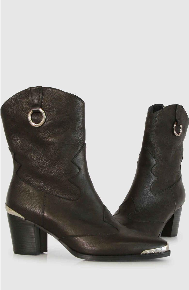 Belle & Bloom Dallas Western Boot, Alternate, color, Vintage Black