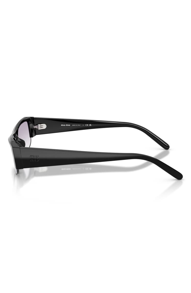 Miu Miu 54mm Rectangular Sunglasses, Alternate, color, 