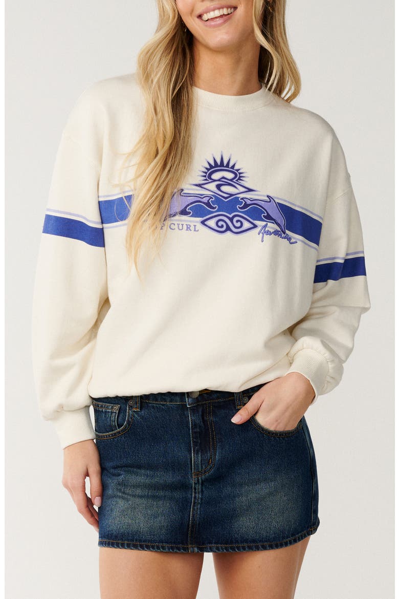 Archive Dolphin Sweatshirt, Main, color, BONE