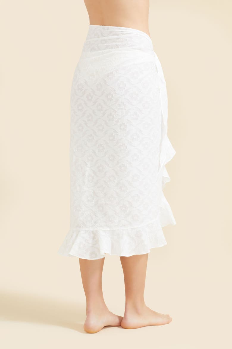 Siena Sarong, Alternate, color, White