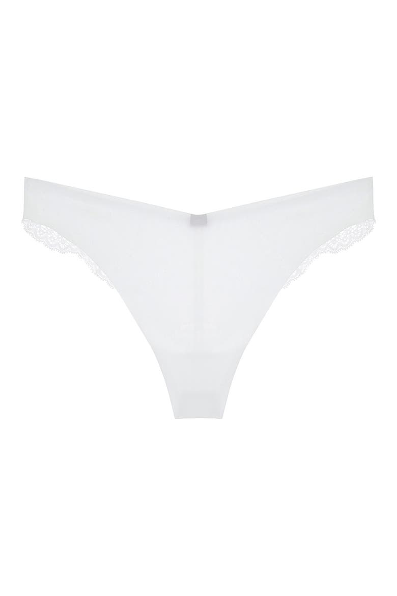 Allegra Jolie 3-Pack Thong, Alternate, color, BLANC