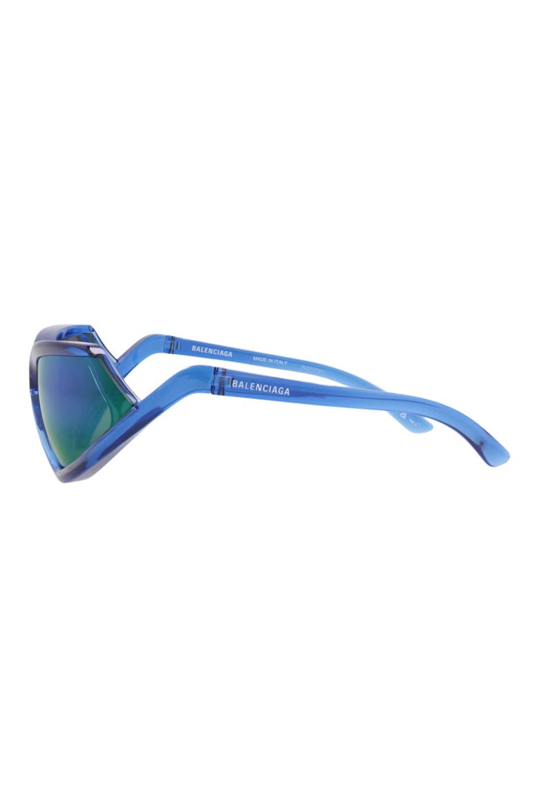 71mm Shield Sunglasses, Alternate, color, BLUE BLUE VIOLET