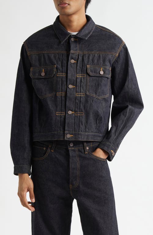 VISVIM 101X Oversize Overdyed Denim Jacket in Raw Mud Od  product