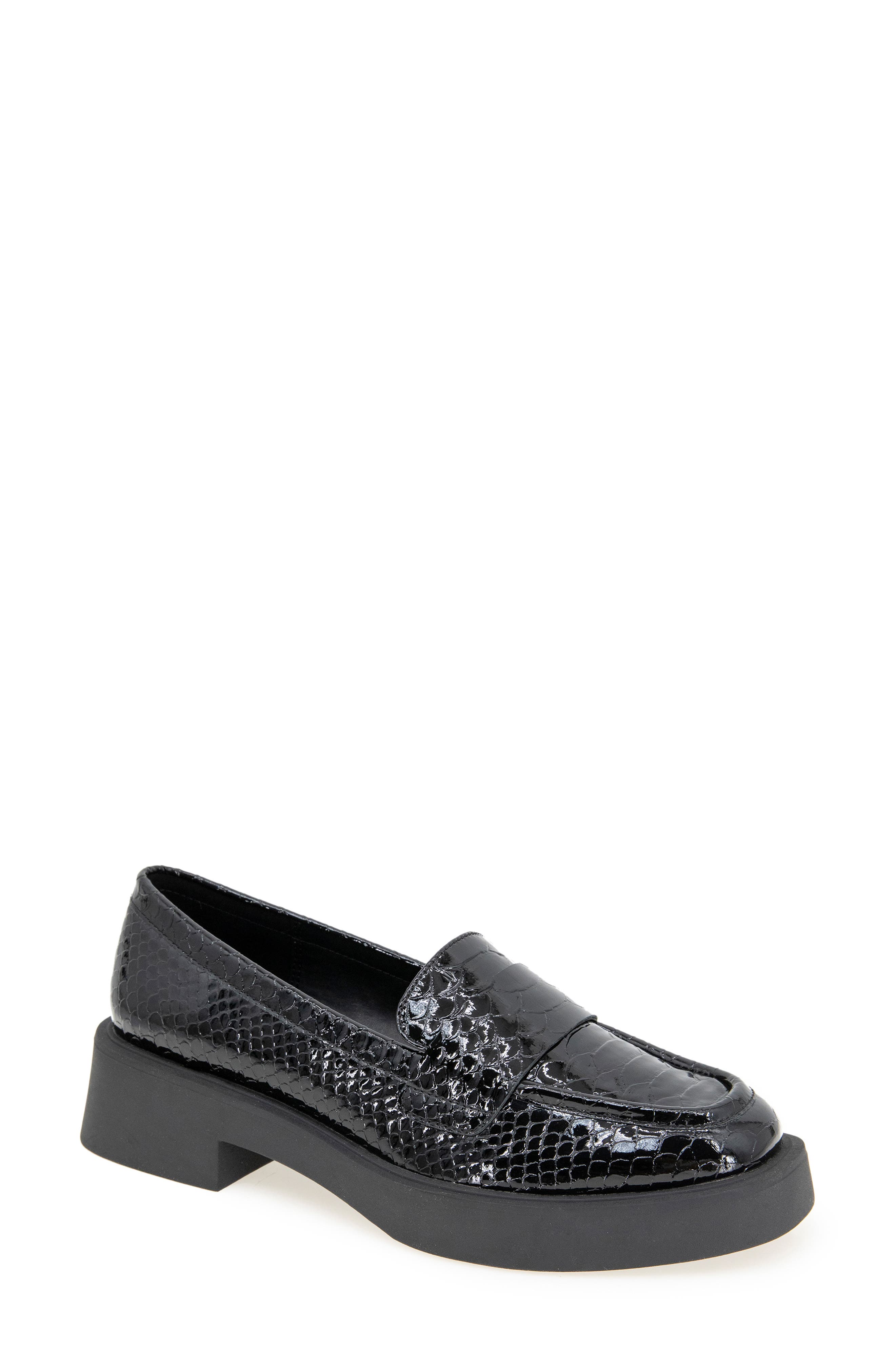 Reaction Kenneth Cole Surry Snakeskin Embossed Loafer