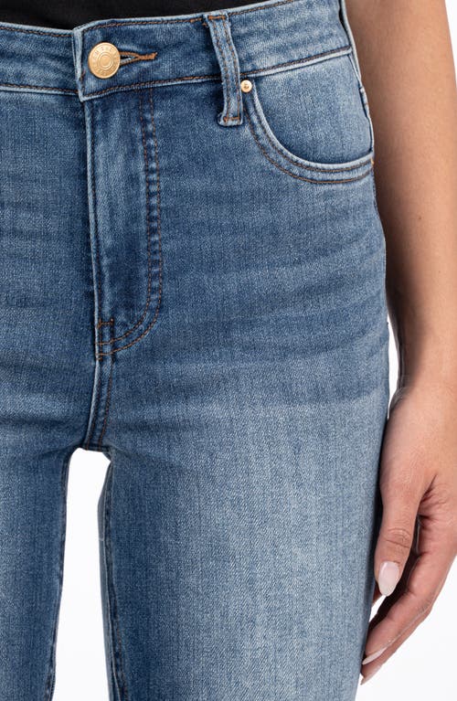 Kut From The Kloth Kelsey Fab Ab High Waist Ankle Kick Flare Jeans In Miracles