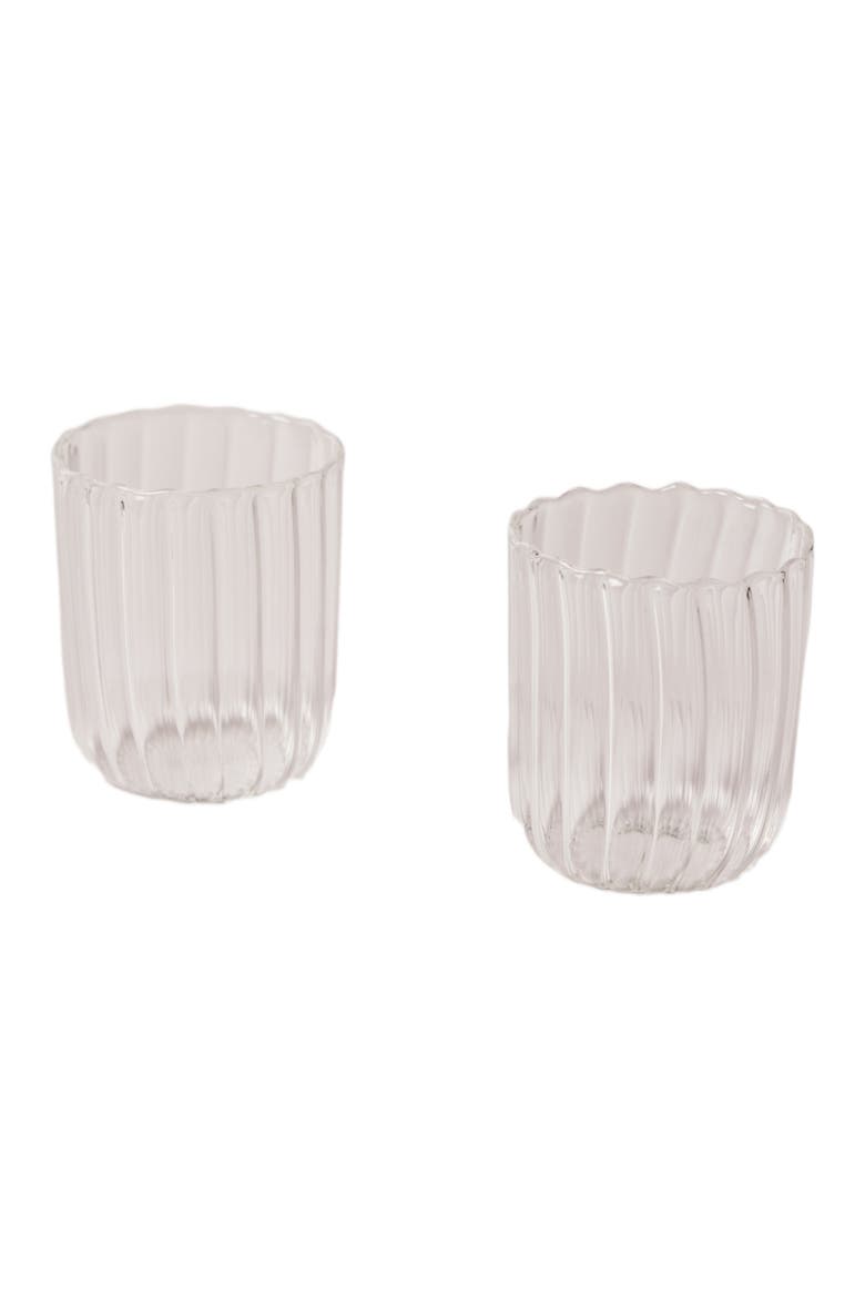 Kira Short Tumblers - Set of 4, Main, color, Clear