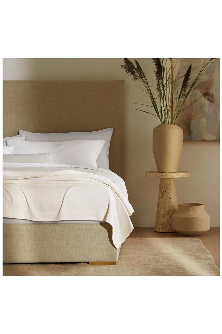 Essential Organic Cotton Bed Blanket, Alternate, color, CREAM