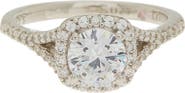 SUZY LEVIAN Sterling Silver White Cubic Zirconia Bridal Ring