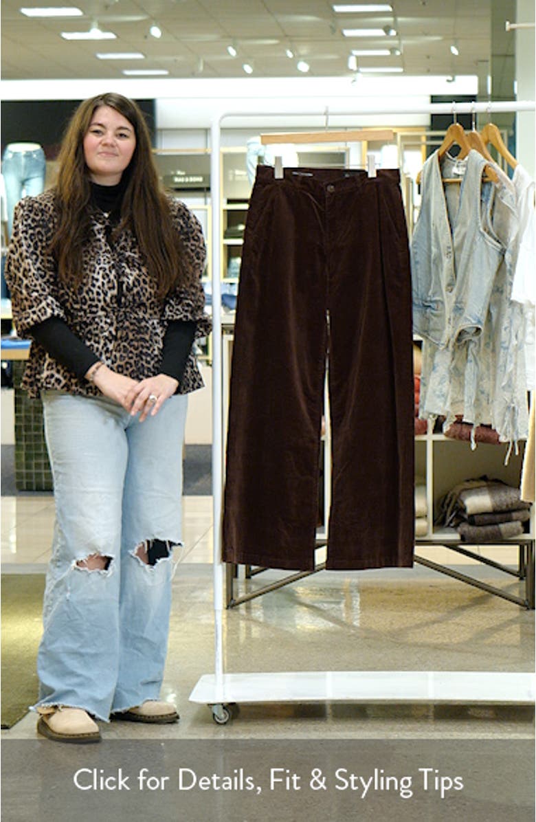 Stella Low Slung Corduroy Palazzo Pants