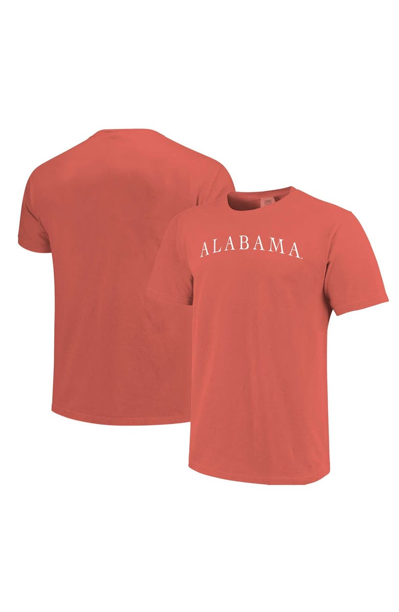 IMAGE ONE Unisex  Coral Alabama Crimson Tide Comfort Colors Fashion Color Arch T-Shirt, Main, color, Coral