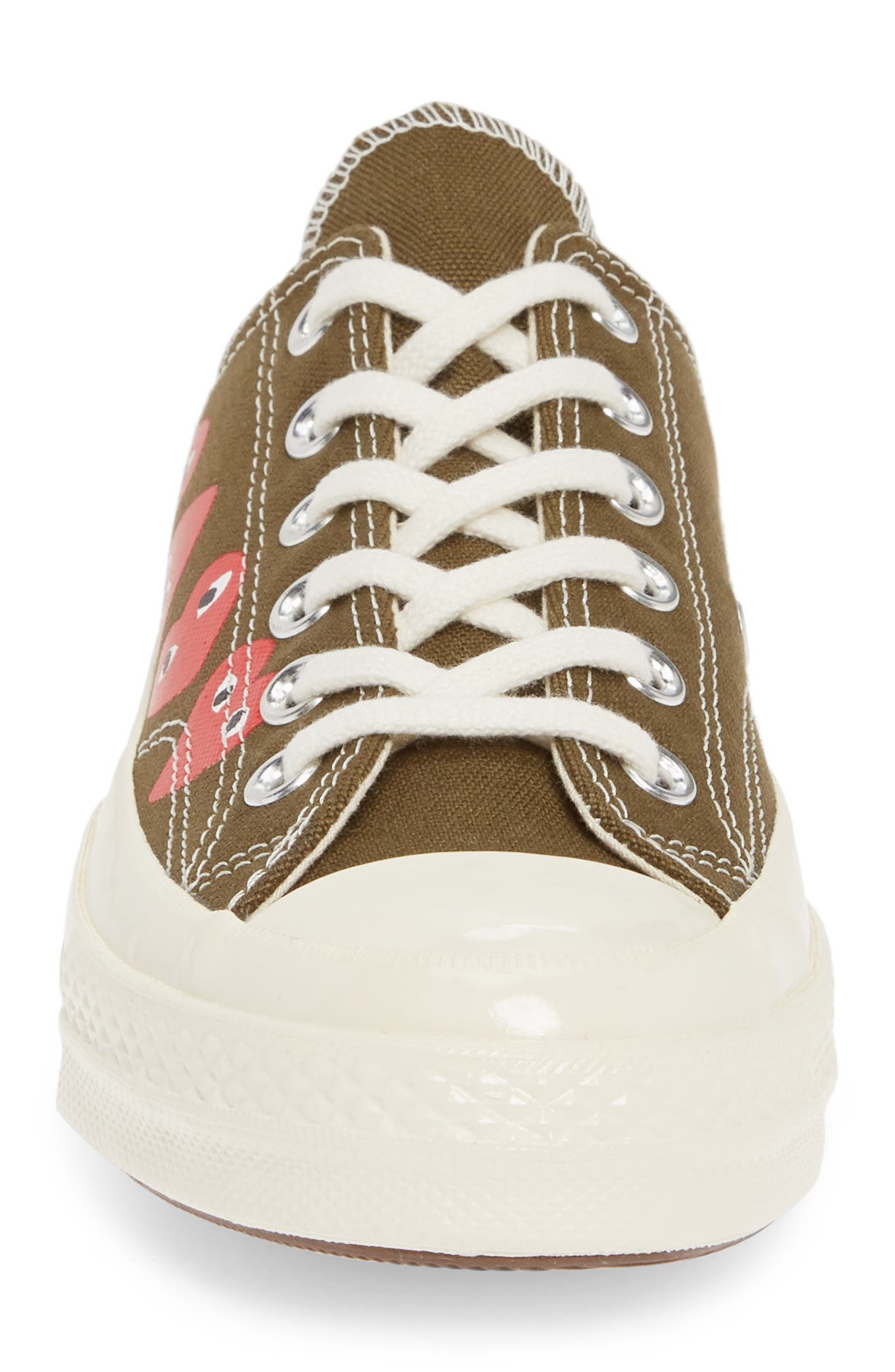 Comme des Garçons PLAY x Converse Gender Inclusive Chuck Taylor<sup>®</sup> All Star<sup>®</sup> Low Top Sneaker, Alternate, color, 