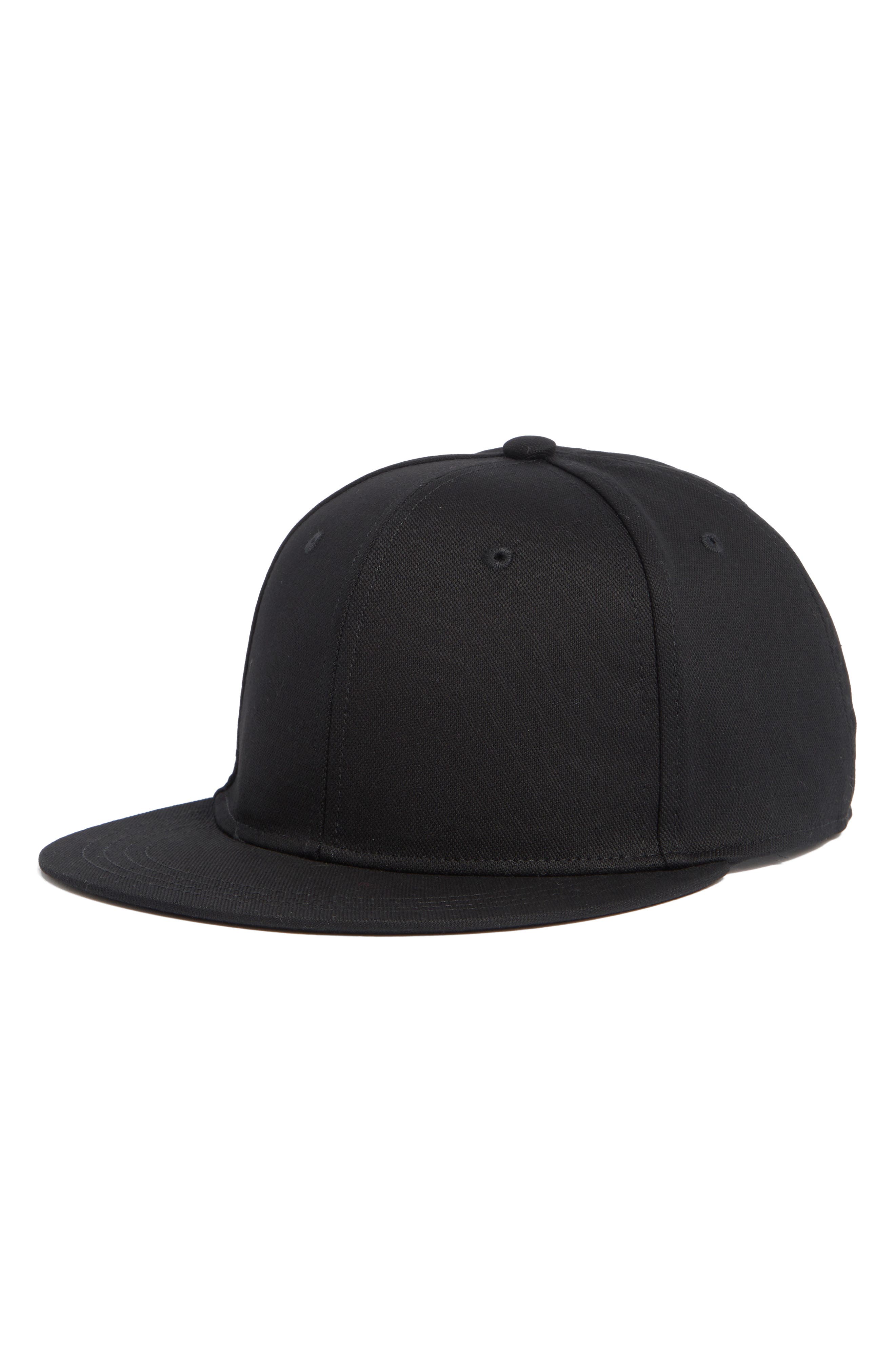 NORDSTROM RACK Laminated Flat Bill Baseball Cap