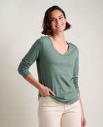 Toad & Co Marley Long Sleeve V-Neck Tee
