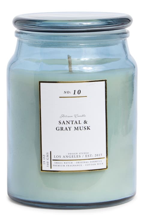 Santal & Gray Musk Artisan Candle
