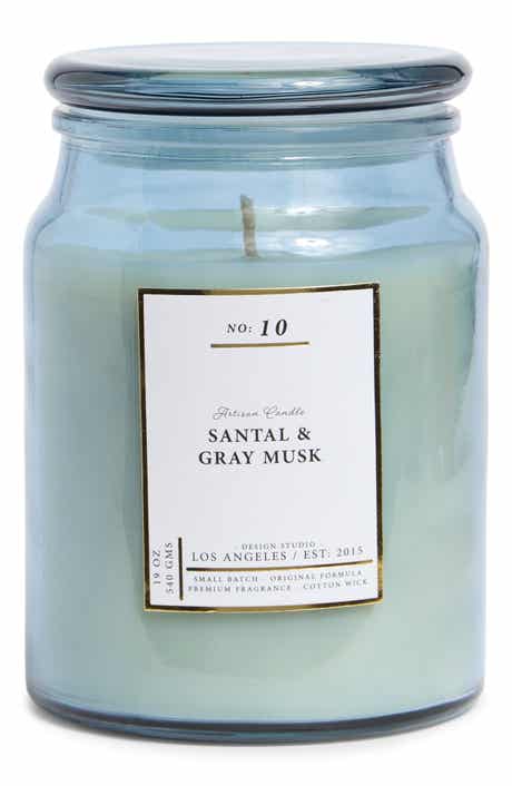PORTOFINO CANDLES Santal & Gray Musk Artisan Candle