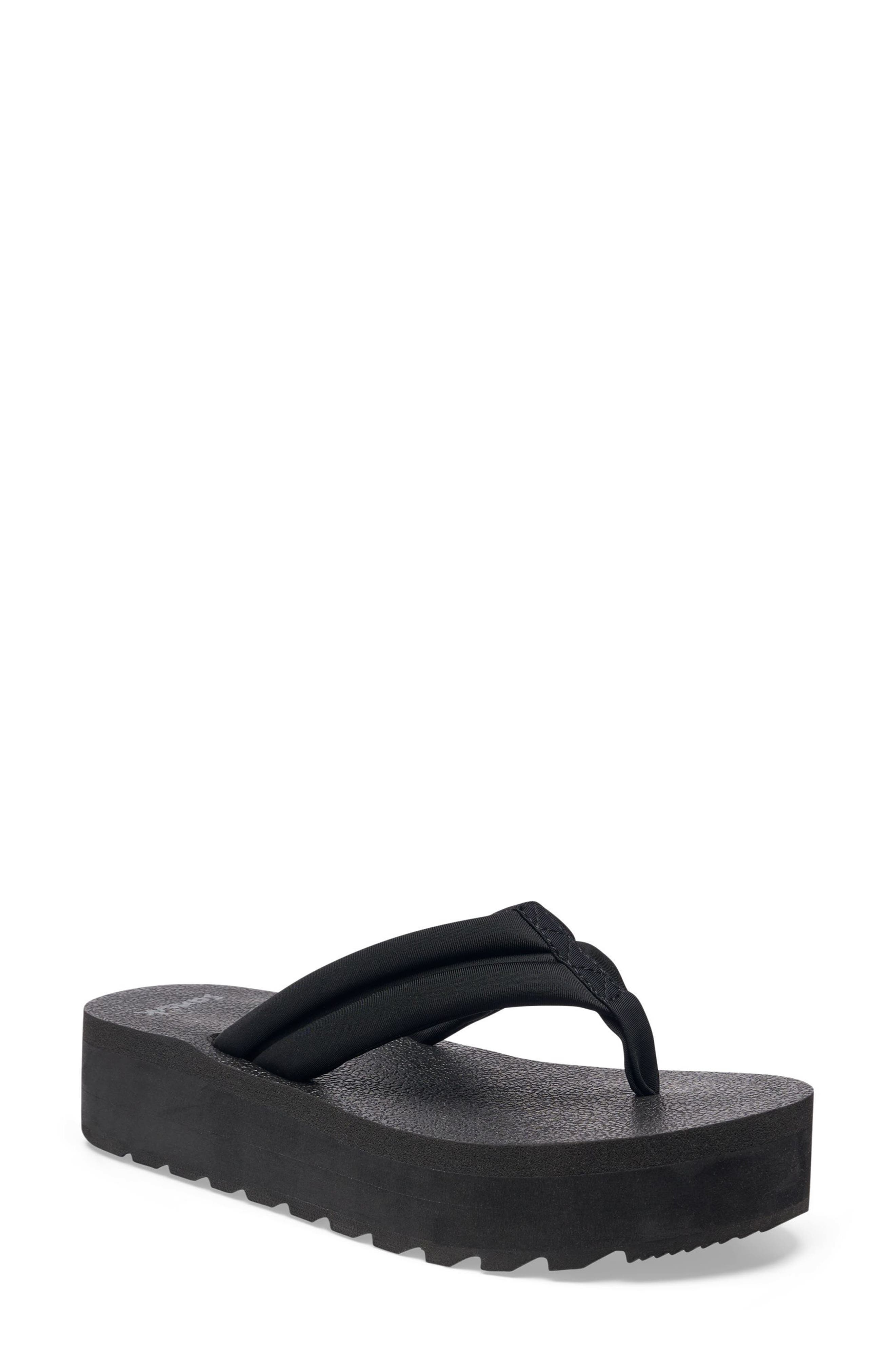 Sanuk Yoga Platform Flip Flop, Main, color, 