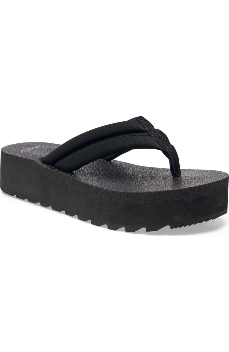 Sanuk Yoga Platform Flip Flop, Main, color,