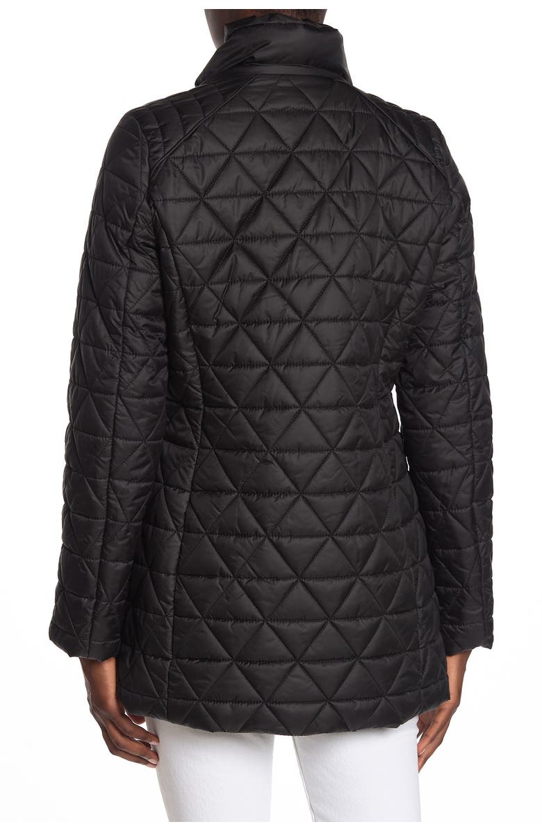 Marc New York Rosebank Quilted Faux Fur Trim Hood Coat, Alternate, color,