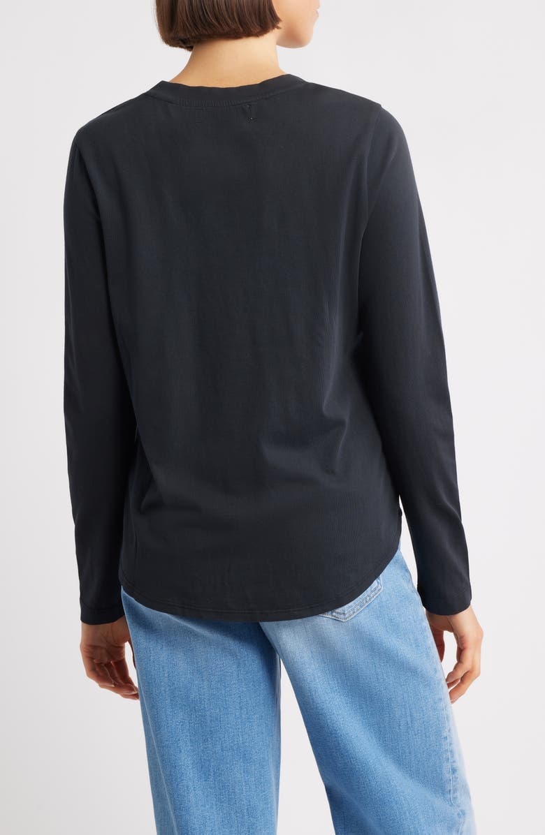 CITY BLUES Beth Long Sleeve T-Shirt, Alternate, color, Black