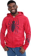 Marvel Spider-Man Cosplay Fleece Zip-Up Hoodie