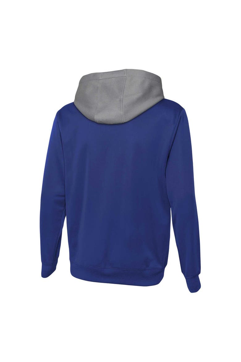 Men's Royal Buffalo Bills Combine Authentic Field Play Full-Zip Hoodie Sweatshirt, Alternate, color, Royal