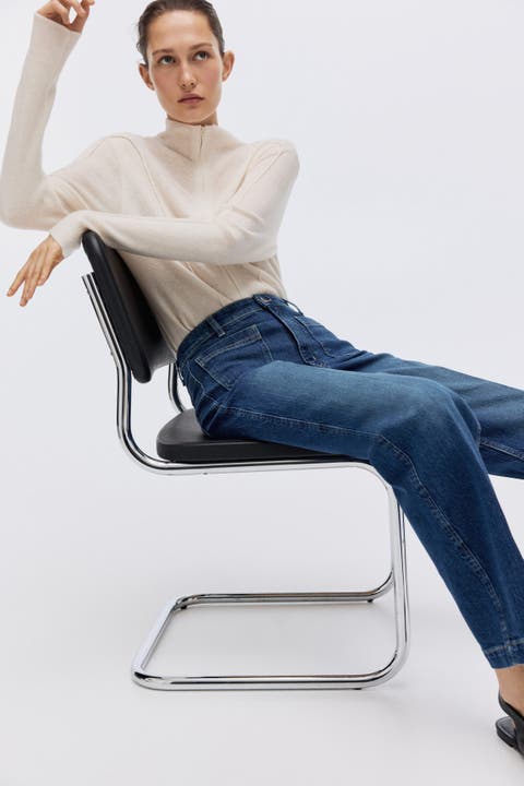 Wide High Jeans