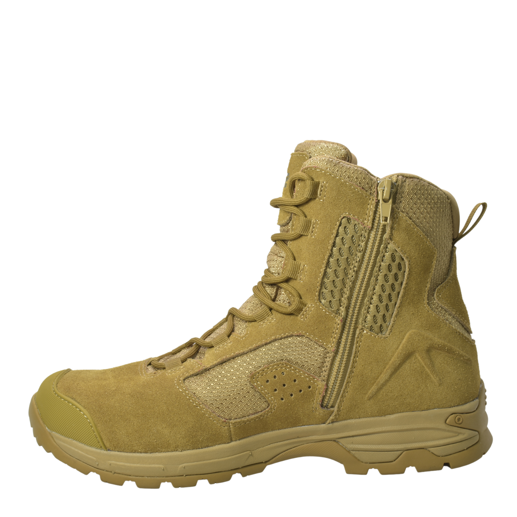 AdTec 8" Side Zipper Tactical Boot, Alternate, color, Coyote
