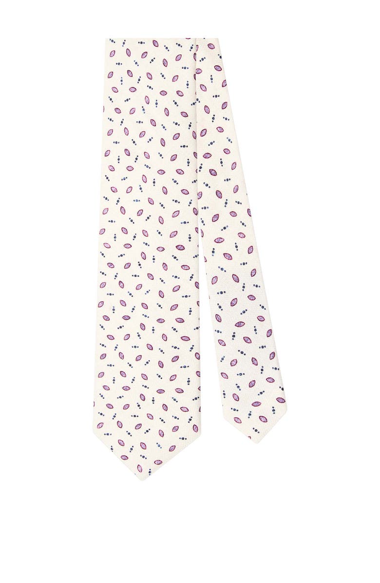 Robert Talbott Robert Printed Best of Class Necktie, Main, color, Cream