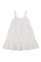 Metallic Stripe Babydoll Dress