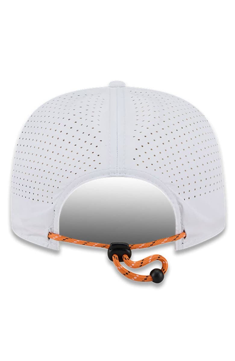 New Era Men's New Era White McLaren F1 Team Leisure Featherweight Perforated Rope Golfer Snapback Hat, Alternate, color, 