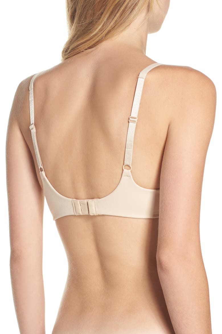 How Perfect Wire Free T-Shirt Bra, Alternate, color, NATURAL NUDE