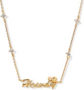 Girls Crew Howdy Partner Pendant Choker Necklace