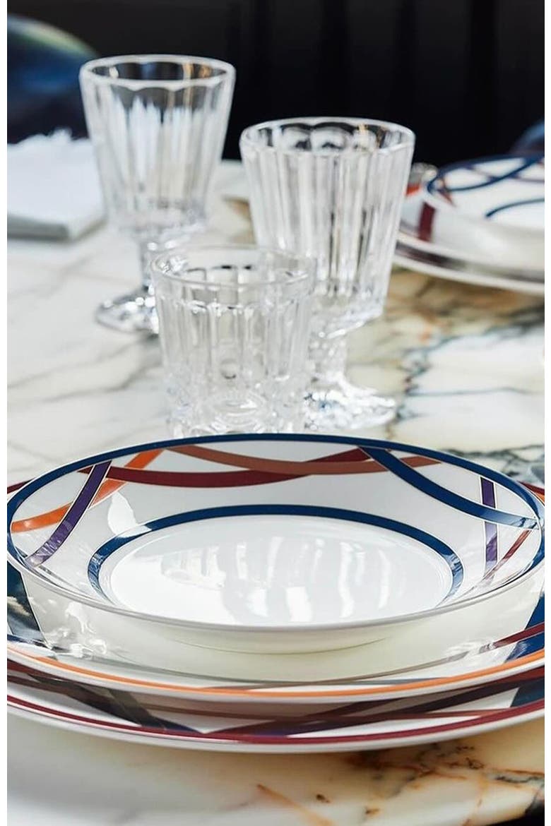 Salad Bowl NASTRI  Multicolor diam. 10.5" x 4.3", Alternate, color, Multicolor