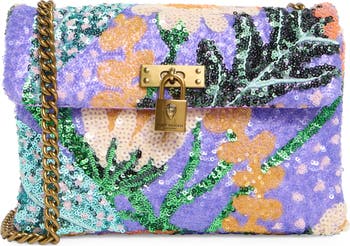 Medium Brixton Sequin Crossbody Bag