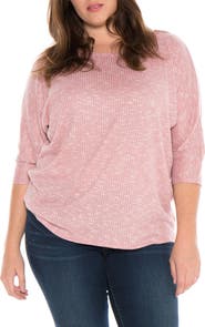 SLINK Jeans Marble Knit Dolman Top