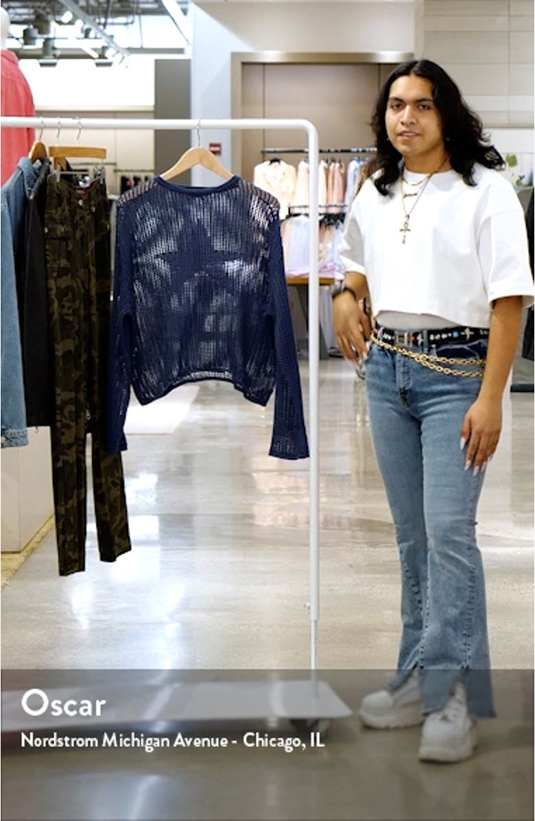 Seeing Stars Oversize Open Stitch Sweater, sales video thumbnail