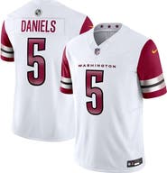 Nike Men's Nike Jayden Daniels White Washington Commanders Vapor F.U.S.E. Limited Jersey