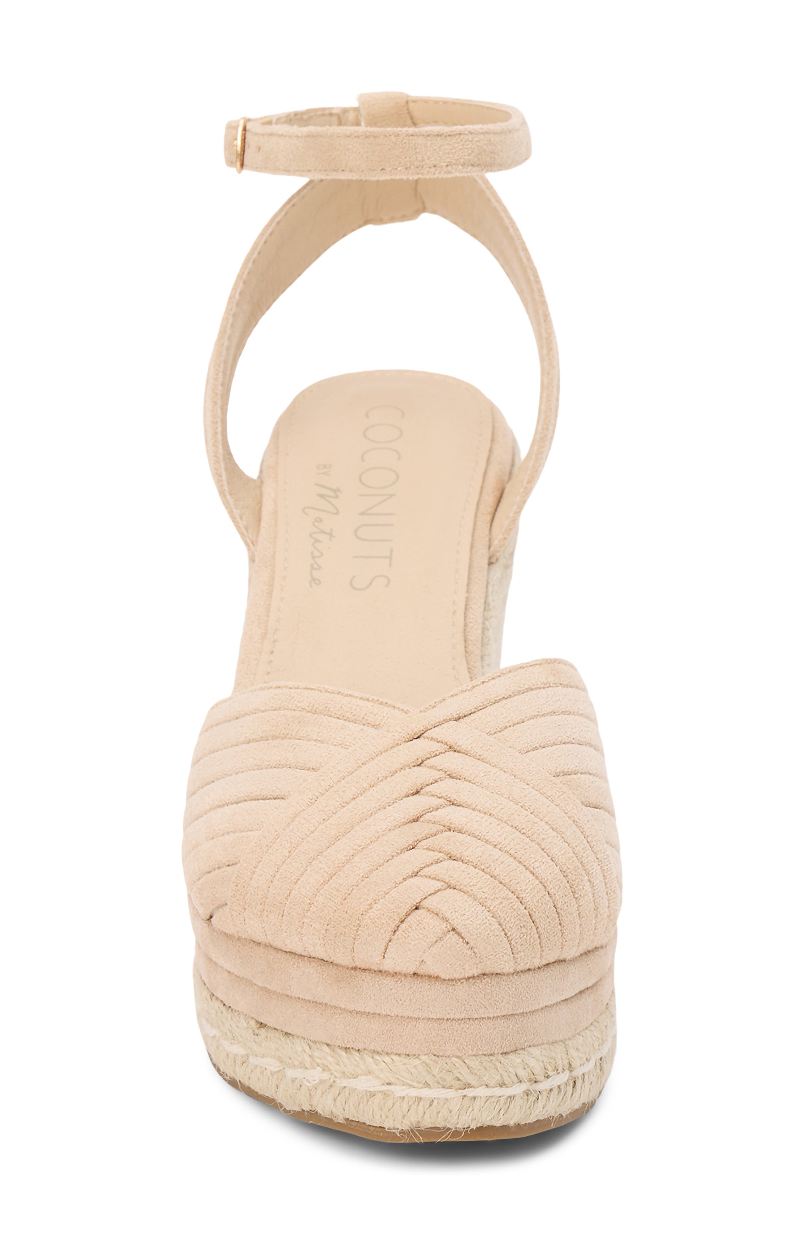 Coconuts by Matisse Becca Wedge Sandal, Alternate, color, Natural