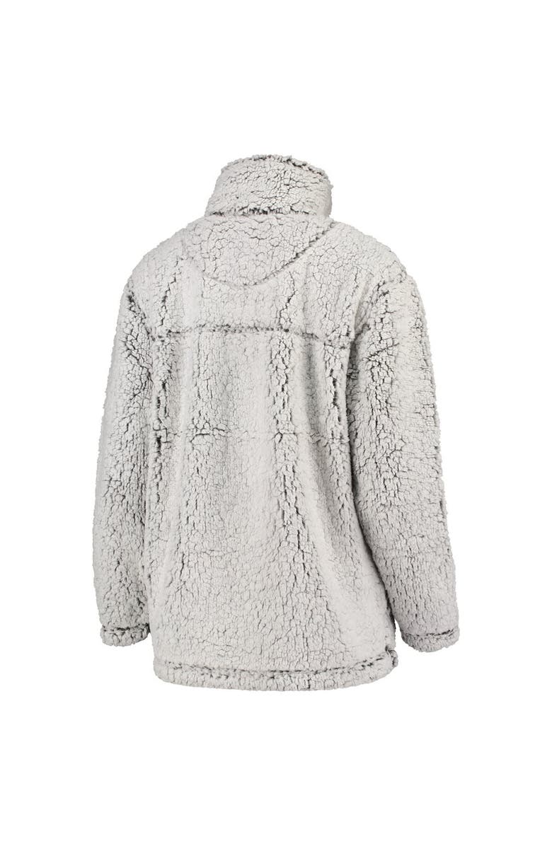 G-III 4HER BY CARL BANKS Women's G-III 4Her by Carl Banks Gray St. Louis Blues Sherpa Quarter-Zip Pullover Jacket, Alternate, color, Gray