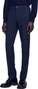 SANDRO Jersey trousers