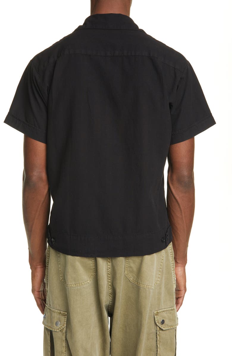 BILLY Los Angeles Butcher Short Sleeve Button-Up Shirt, Alternate, color,