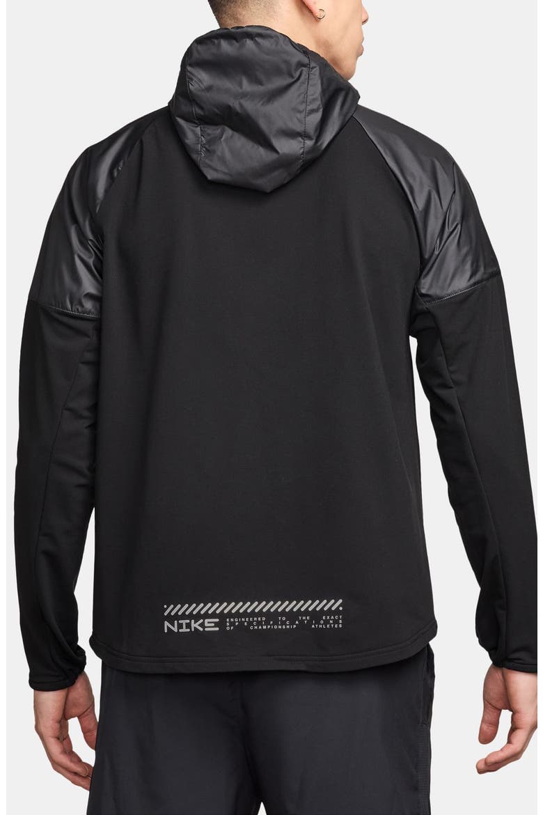 Repel Winterized Running Jacket, Alternate, color, BLACK/ ANTHRACITE