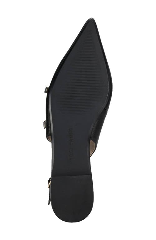 Yosi Samra Ava Slingback Pointed Toe Flat In Black