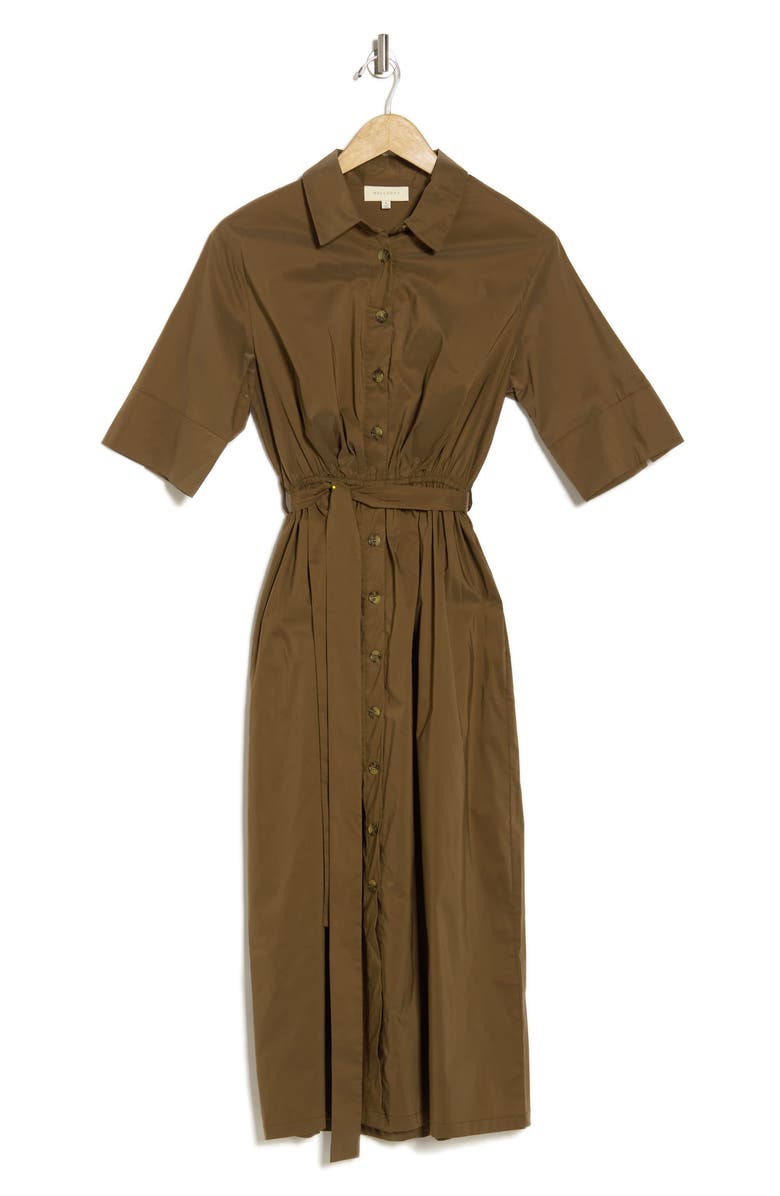 MELLODAY Wear Everywhere Tie Waist Shirtdress, Alternate, color, 
